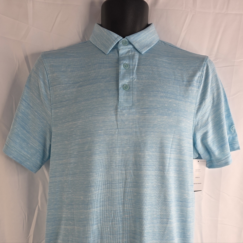 C9 By Champion Light Blue Men's Polo Shirt Size Small NWT B-2791